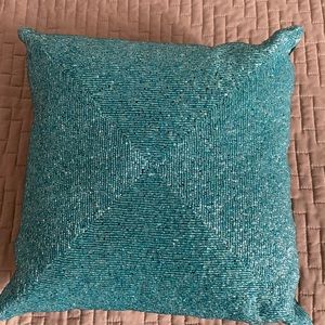 Beautiful Teal Decorative Pillow